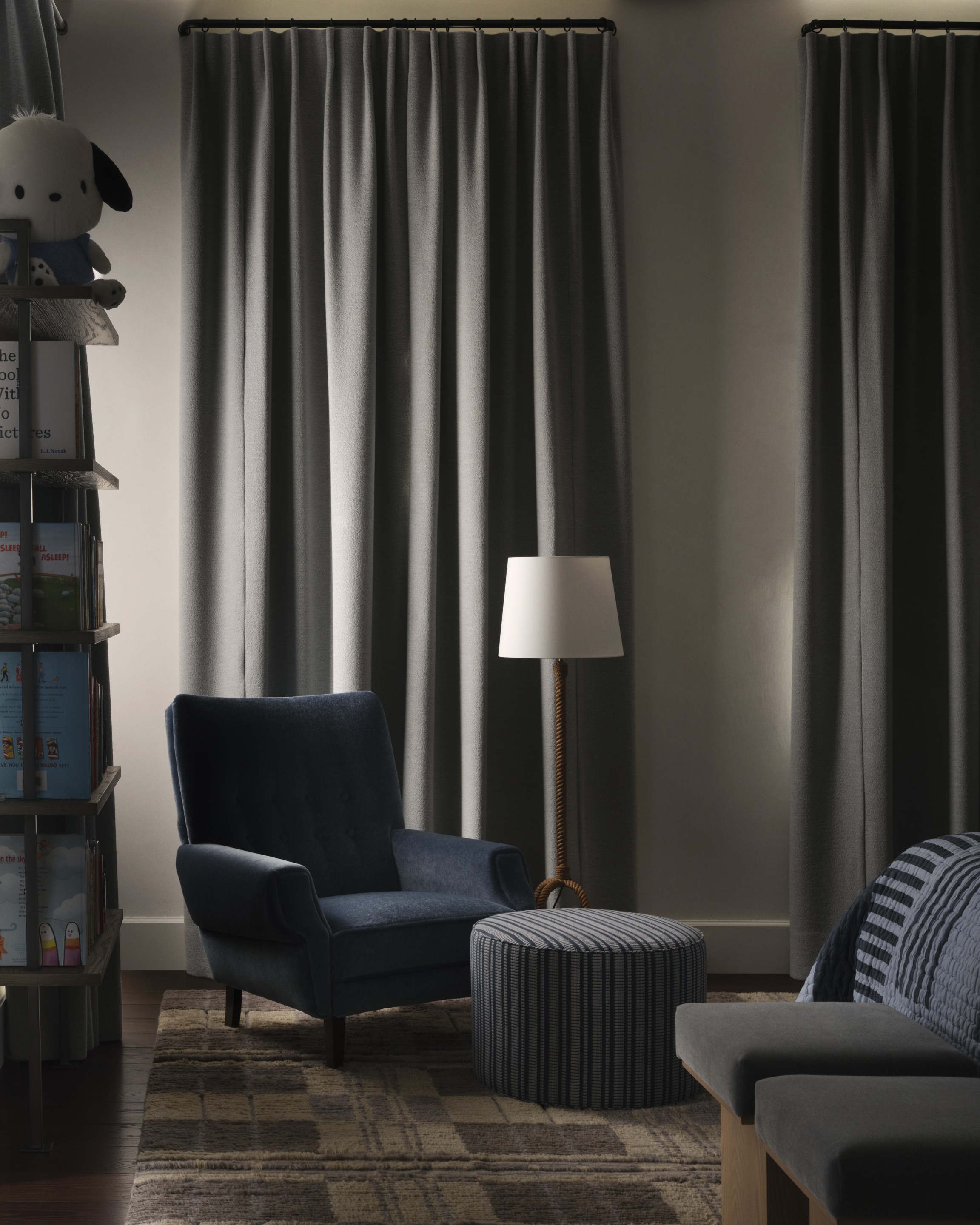 Lindsay Gerber interior with upholstered seating